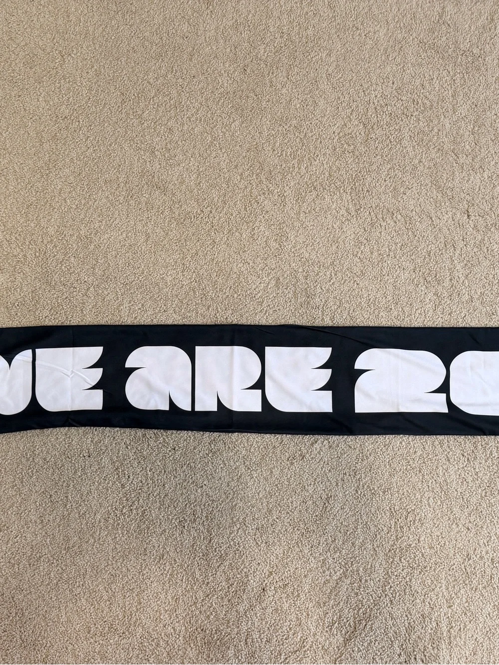 FIFA World Cup Black & White Logo Scarf for Men